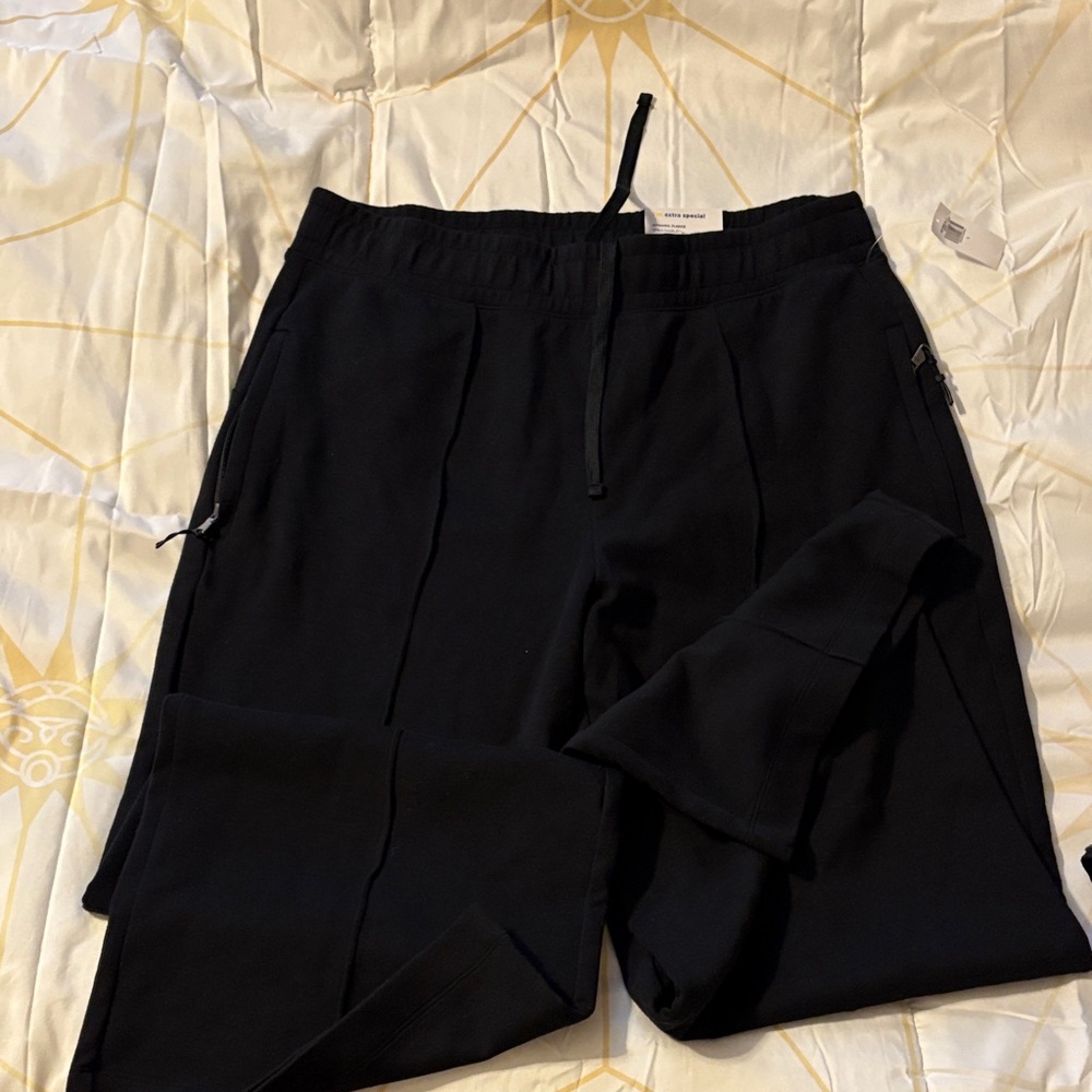Old navy fleece wide leg sweatpants